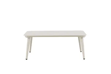 Lina Soffbord och Utebord 90 cm Aluminium - Vit - Products - Utemöbler & utemiljö - Utebord & trädgårdsbord - Loungebord & soffbord utomhus