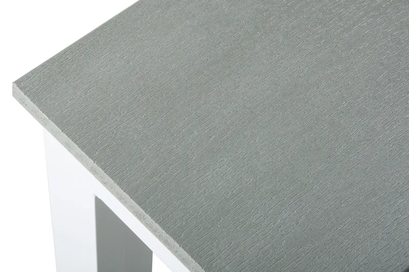 Tunis Rektangulärt Matbord utomhus 140x90 cm i plast och metall - Grå/Vit - Products - Utemöbler & utemiljö - Utebord & trädgårdsbord - Matbord utomhus