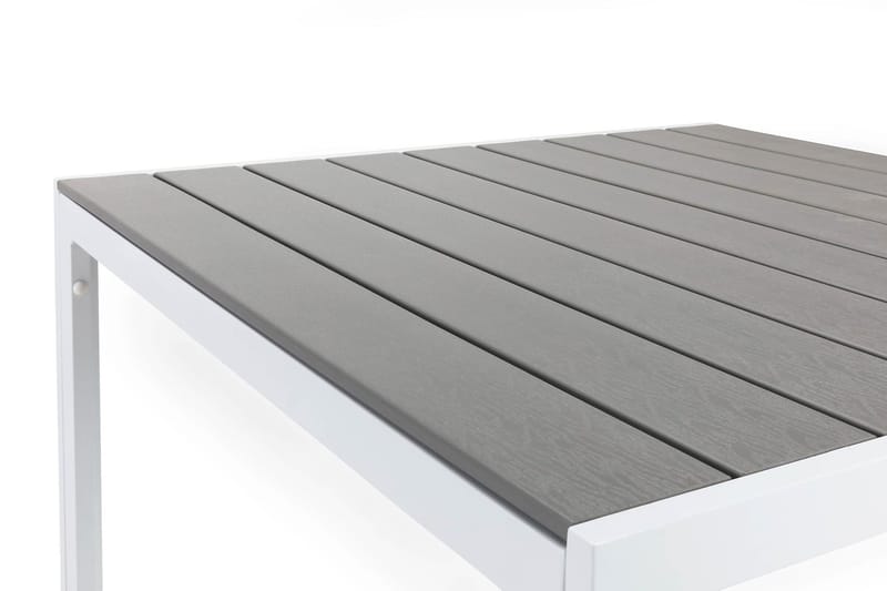 Tunis Utebord 90x90 cm – Litet Matbord Utomhus för Uteplats i Aintwood - Grå / Vit - Products - Utemöbler & utemiljö - Utebord & trädgårdsbord - Matbord utomhus