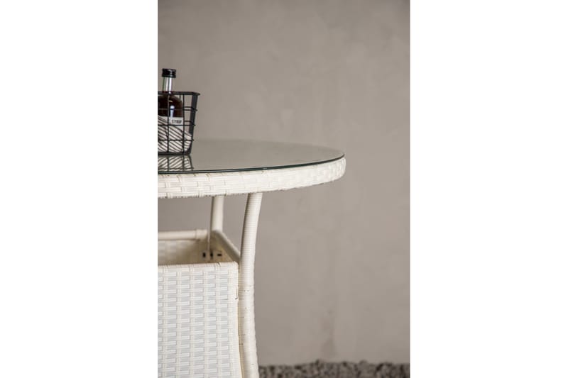 Volta Matbord Utomhus 90 Rund - Vit - Products - Utemöbler & utemiljö - Utebord & trädgårdsbord - Matbord utomhus