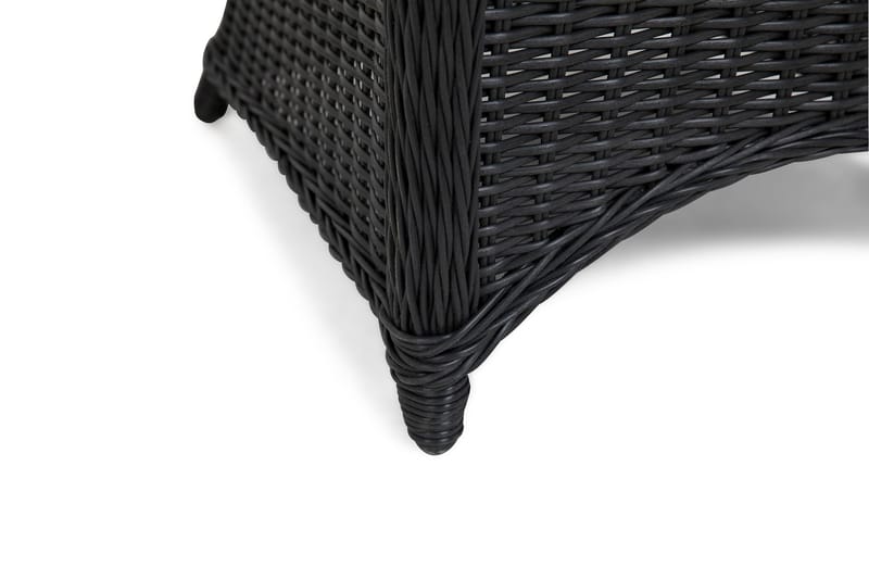 Marcus Caféset med 2 Light Fåtöljer m Dyna - Svart - Products - Utemöbler & utemiljö - Utegrupp - Cafegrupp & cafeset