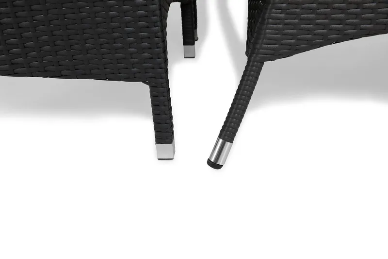 Thor Matgrupp Utomhus 140 + 4 Thor Fåtölj - Svart/Svart - Products - Utemöbler & utemiljö - Utegrupp - Matgrupp utomhus