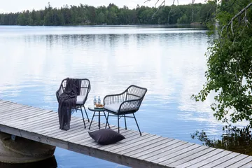 Viga Balkonggrupp 2-sits - Svart - Products - Utemöbler & utemiljö - Utegrupp - Cafegrupp & cafeset