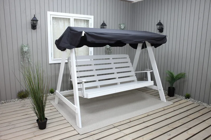 Pelle Hammock Vit/Svart - KWA - Products - Utemöbler & utemiljö - Utesoffa - Hammock