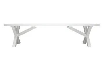 Scottsdale Bänk Utomhus 180 cm Vit - KWA - Products - Utemöbler & utemiljö - Utesoffa - Trädgårdsbänk & utebänk