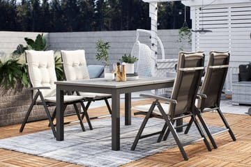 Monaco Positionsstol - Svart/grå - Products - Utemöbler & utemiljö - Utestol & trädgårdsstol - Positionsstol