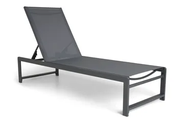 Sanna Solsäng Med Justerbart Ryggstöd - Svart - Products - Utemöbler & utemiljö - Utestol & trädgårdsstol - Solsäng & solvagn