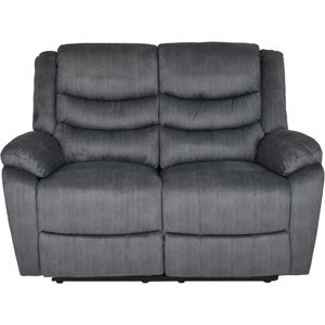 Ulmer 2-personers recliner-sofa - Mrkegr