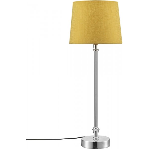 Liam bordlampe - Safran/krom - 56 cm