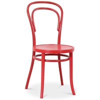 Hardwood stol No14 Classic - rød (bejset) Hardwood stol No14 Classic - rød (bejset)