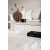 Trne sofabord 120 x 50 cm - Hvid