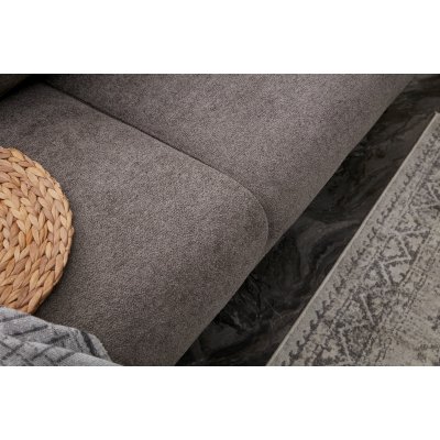 Simena divan sofa hjre - Gr/guld