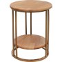 Plodd sidebord 45 cm - Guld/eg