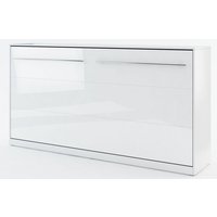 Sengeskab compact living Horisontal (90x200 cm sammenklappelig seng) - Hvid Højglans Sengeskab compact living Horisontal (90x200 cm sammenklappelig seng) - Hvid Højglans