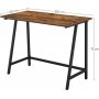 Dumas skrivebord 100 x 50 cm - Brun/sort