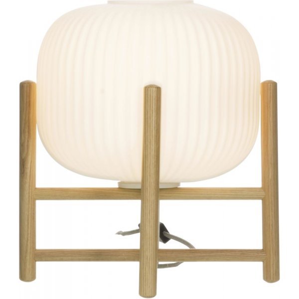 Vind bordlampe - Tr/hvid