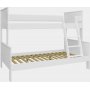 Alba kjeseng med opredning 90/120 x 200 cm - Hvid