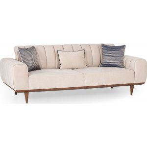 Ivory 3-personers sofa - Creme