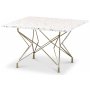 Terrazzo sofabord 75x75cm - Cosmos Terrazzo & chassis Star messing