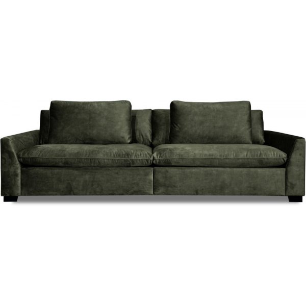 Gabby 4-personers sofa i mrkegrn fljl