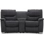 Room Biosofa - 2-pers. Hvilestol (elektrisk) i grt mikrofiberstof