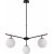 Atlas loftslampe 10251 - Sort/guld/hvid