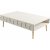 Lyon sofabord 105 x 60 cm - Creme/guld