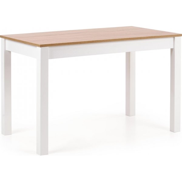 Bodviken spisebord 120 cm - Hvid/eg