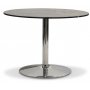 Plaza spisegruppe, marmorbord med 4 Plaza fljlsstole - Gr / Gr / Krom