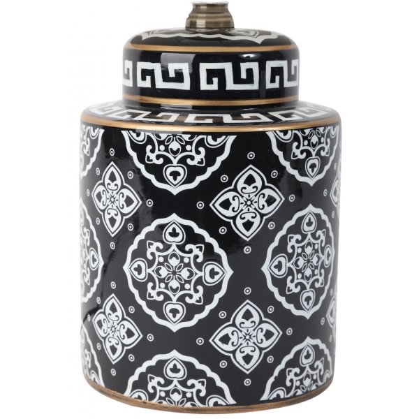 Qing Dao Bordlampe 37cm - Porceln mnster