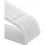 Tjbjle, fljl, 45 cm, 50-pak - Hvid