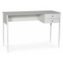 Flash skrivebord 120x50 cm - Hvid / Messing
