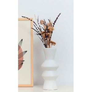 Rolo vase - Hvid