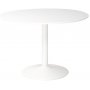 Seat spisegruppe, rundt spisebord med 4 Carisma fljlsstole - Hvid/Grn