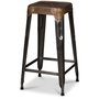 Karlskrona barstol - Metal/lder