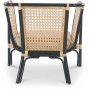 Marbella lnestol - Rattan/sort