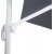 Leeds justerbar parasol 350 cm - Hvid