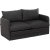 Saga 2-personers sovesofa XL - Mrkegr