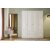 Inci garderobe 140 x 50 x 182 cm - Hvid