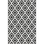 Intersect tppe 120 x 180 cm - Sort/hvid