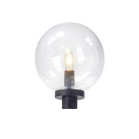 Sphere Lampehoved - Sort/Klart glas Sphere Lampehoved - Sort/Klart glas