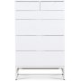 Lennox kommode 4 + 2 skuffer - Hvid