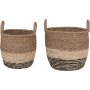 Lima kurvest, 2 stk Natur/Brun/Sort