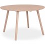 Rosvik rundt spisebord 120 cm - Hvidolieret egefinr + Mbelfdder