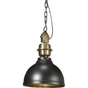 Manchester loftlampe - Sort/messing - 35 cm