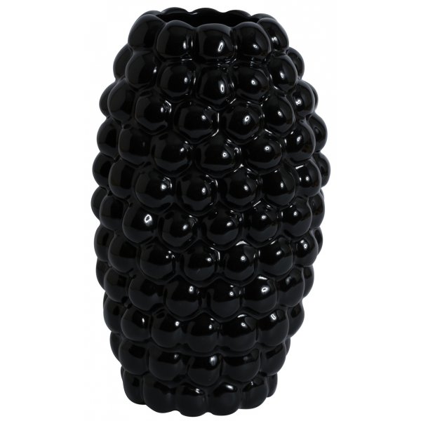 Vas Big Bouble H35 cm - Sort