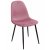 Rosvik spisegruppe, spisebord med 4 stk Carisma fljlstole - Pink / Sort