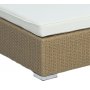 Solsenge 2 stk. med bord - Naturlig rotting