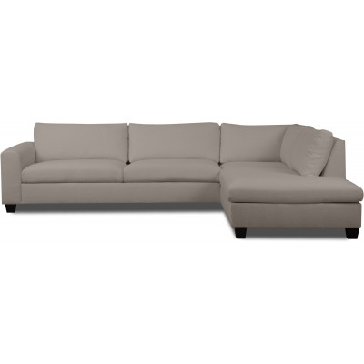 Hvid sofa divan hjrevendt - Lysegr
