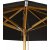 Naxos parasol 300 cm - Sort